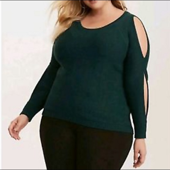 Split Sleeve Pullover Sweater